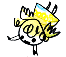 The morning play of the angel 003 sticker #7643915