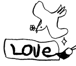 The morning play of the angel 003 sticker #7643929