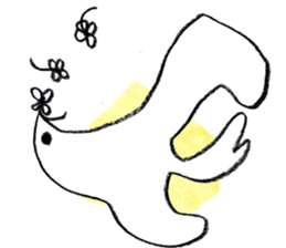 The morning play of the angel 003 sticker #7643937