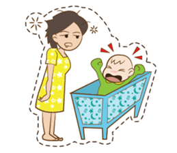 Bobby & Mom Eng.ver sticker #7644033