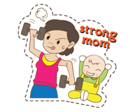 Bobby & Mom Eng.ver sticker #7644059