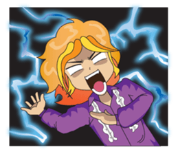 '70S Disco party sticker #7644944