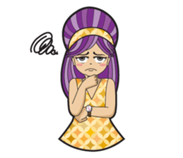 '70S Disco party sticker #7644957