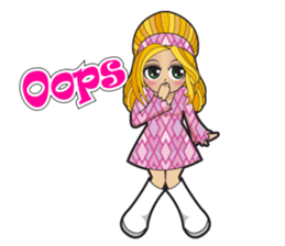 '70S Disco party sticker #7644958