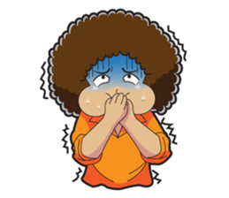 '70S Disco party sticker #7644973