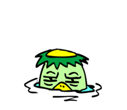 KAPPA, the Japanese unique beast. sticker #7645154