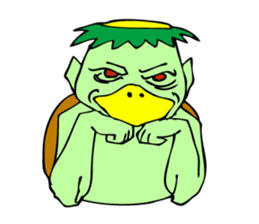 KAPPA, the Japanese unique beast. sticker #7645155