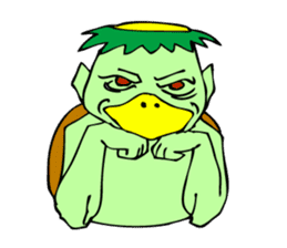 KAPPA, the Japanese unique beast. sticker #7645155
