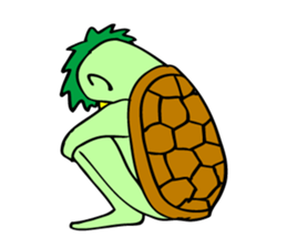 KAPPA, the Japanese unique beast. sticker #7645157