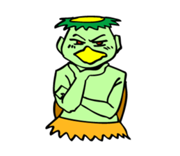 KAPPA, the Japanese unique beast. sticker #7645160