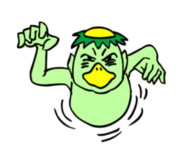 KAPPA, the Japanese unique beast. sticker #7645162