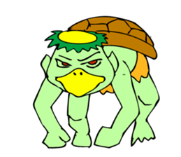 KAPPA, the Japanese unique beast. sticker #7645163