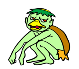 KAPPA, the Japanese unique beast. sticker #7645173