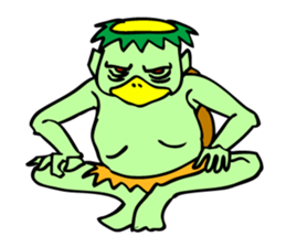 KAPPA, the Japanese unique beast. sticker #7645174