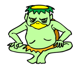 KAPPA, the Japanese unique beast. sticker #7645174