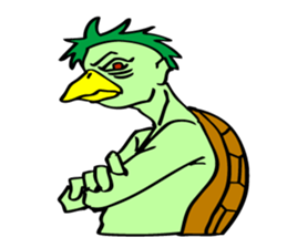 KAPPA, the Japanese unique beast. sticker #7645175