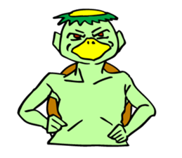 KAPPA, the Japanese unique beast. sticker #7645176