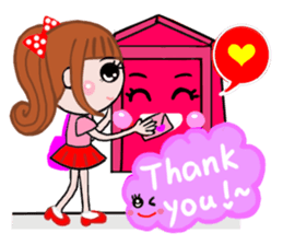 love mail box sticker #7645661