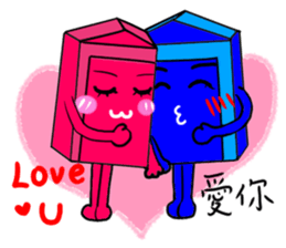 love mail box sticker #7645677