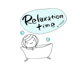 writing brush girl vol.5 sticker #7646002