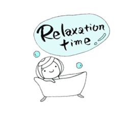 writing brush girl vol.5 sticker #7646002