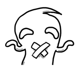 White floating ghost sticker #7646112