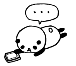 Every day of a panda45 sticker #7646142