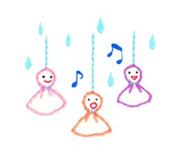 Embroidery of cute animals2 sticker #7646208