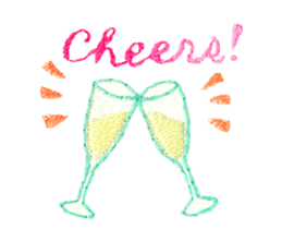 Embroidery of cute animals2 sticker #7646209