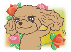 Saucy Poodle sticker #7646543