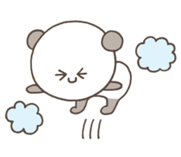Cute pastel Panda sticker #7647505