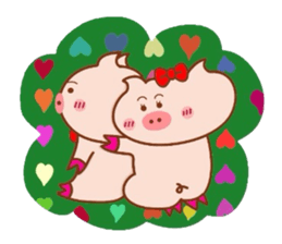 Butachancouple no sekai part1 sticker #7647820