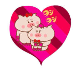 Butachancouple no sekai part1 sticker #7647823