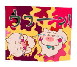 Butachancouple no sekai part1 sticker #7647841