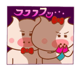 Butachancouple no sekai part1 sticker #7647842