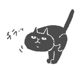 Japanese Black cat "KURONEKO" vol.2 sticker #7647995