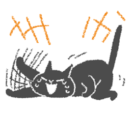 Japanese Black cat "KURONEKO" vol.2 sticker #7648014