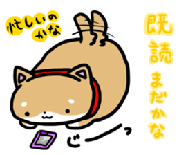 shiitan japsnese midget shiba sticker #7648239