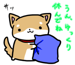 shiitan japsnese midget shiba sticker #7648242