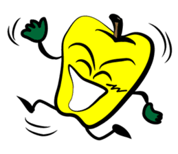 Oh, My! Yellow Peppers! sticker #7648508