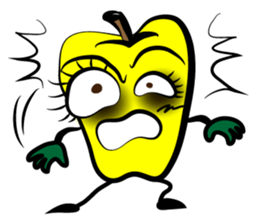 Oh, My! Yellow Peppers! sticker #7648520