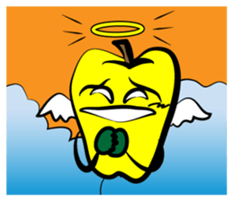 Oh, My! Yellow Peppers! sticker #7648536