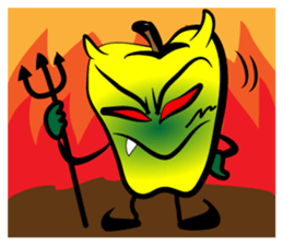 Oh, My! Yellow Peppers! sticker #7648539