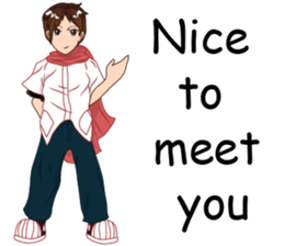 Cartoon Boy anime drawing v.update002 sticker #7648541