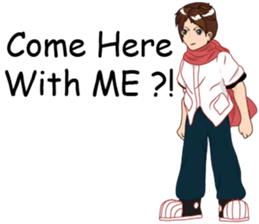 Cartoon Boy anime drawing v.update002 sticker #7648543