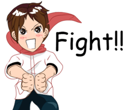 Cartoon Boy anime drawing v.update002 sticker #7648545