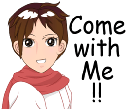 Cartoon Boy anime drawing v.update002 sticker #7648555