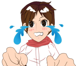 Cartoon Boy anime drawing v.update002 sticker #7648560