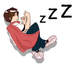 Cartoon Boy anime drawing v.update002 sticker #7648564