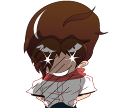 Cartoon Boy anime drawing v.update002 sticker #7648566